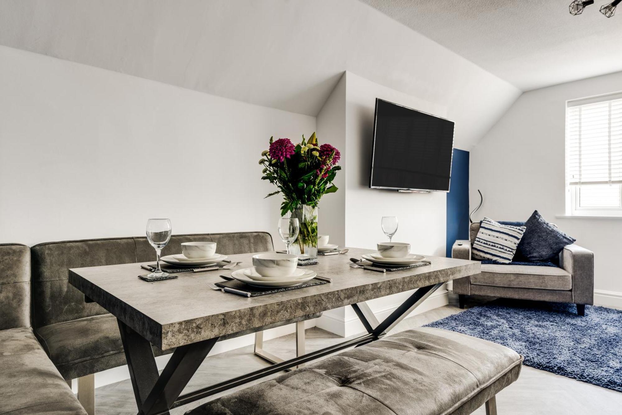 St David'S - Stylish 2 Bed Apartment, Free Parking, Close To Beach Lytham St Annes Exteriér fotografie